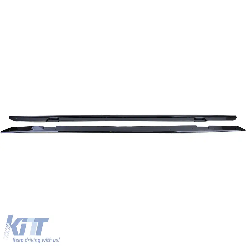 Extensie pentru praguri laterale negru lucios, potrivită pentru BMW Seria 2 F22 F23 din 13-image-6192611