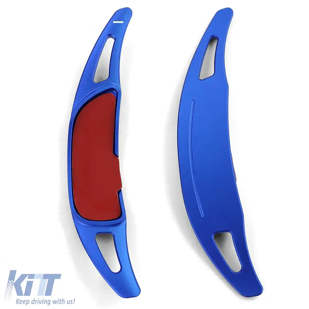 Extensie pentru schimbător de viteze cu palete din aluminiu albastru, potrivită pentru Mercedes A Design GLB35 X247 GLC43 63 X253-image-6194035