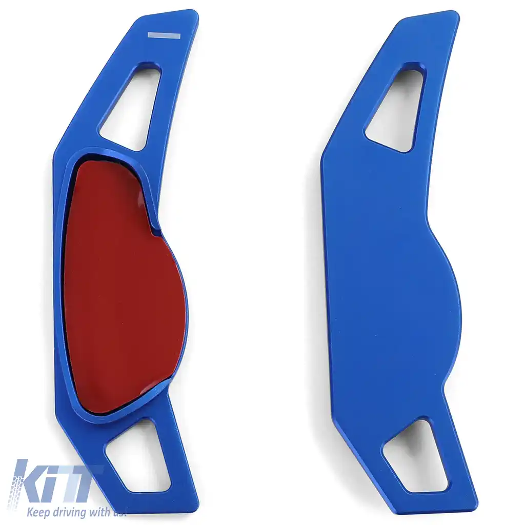Extensie pentru schimbător de viteze cu palete din aluminiu albastru, potrivită pentru Smart ForTwo 451 Coupe Cabrio 09-19-image-6201574
