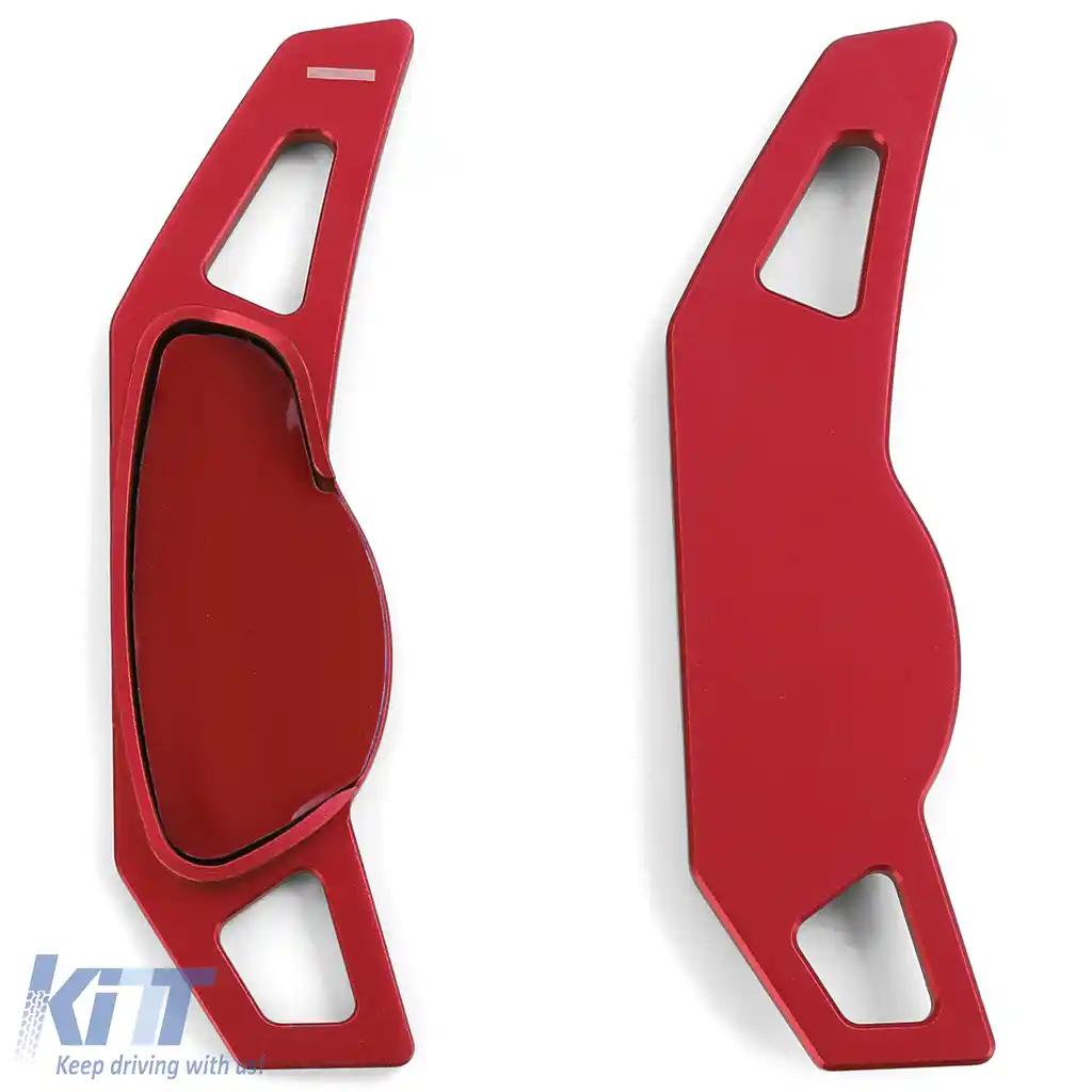 Extensie pentru schimbător de viteze cu palete din aluminiu roșu, potrivită pentru Smart ForFour 453 14-18-image-6203497