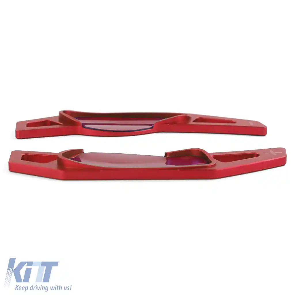 Extensie pentru schimbător de viteze cu palete din aluminiu roșu, potrivită pentru Smart ForFour 453 14-18-image-6203500