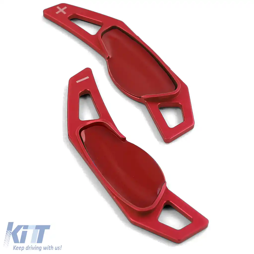 Extensie pentru schimbător de viteze cu palete din aluminiu roșu, potrivită pentru Smart ForFour 453 14-18-image-6203501