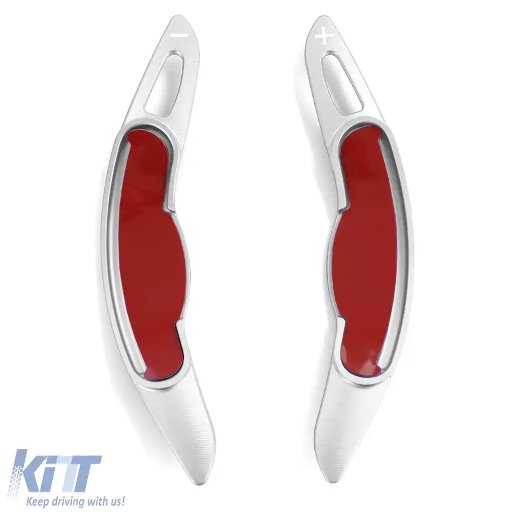 Extensie pentru schimbător de viteze din aluminiu argintiu, potrivită pentru Mini Cooper F55 F56 Cabriolet F57-image-6206599