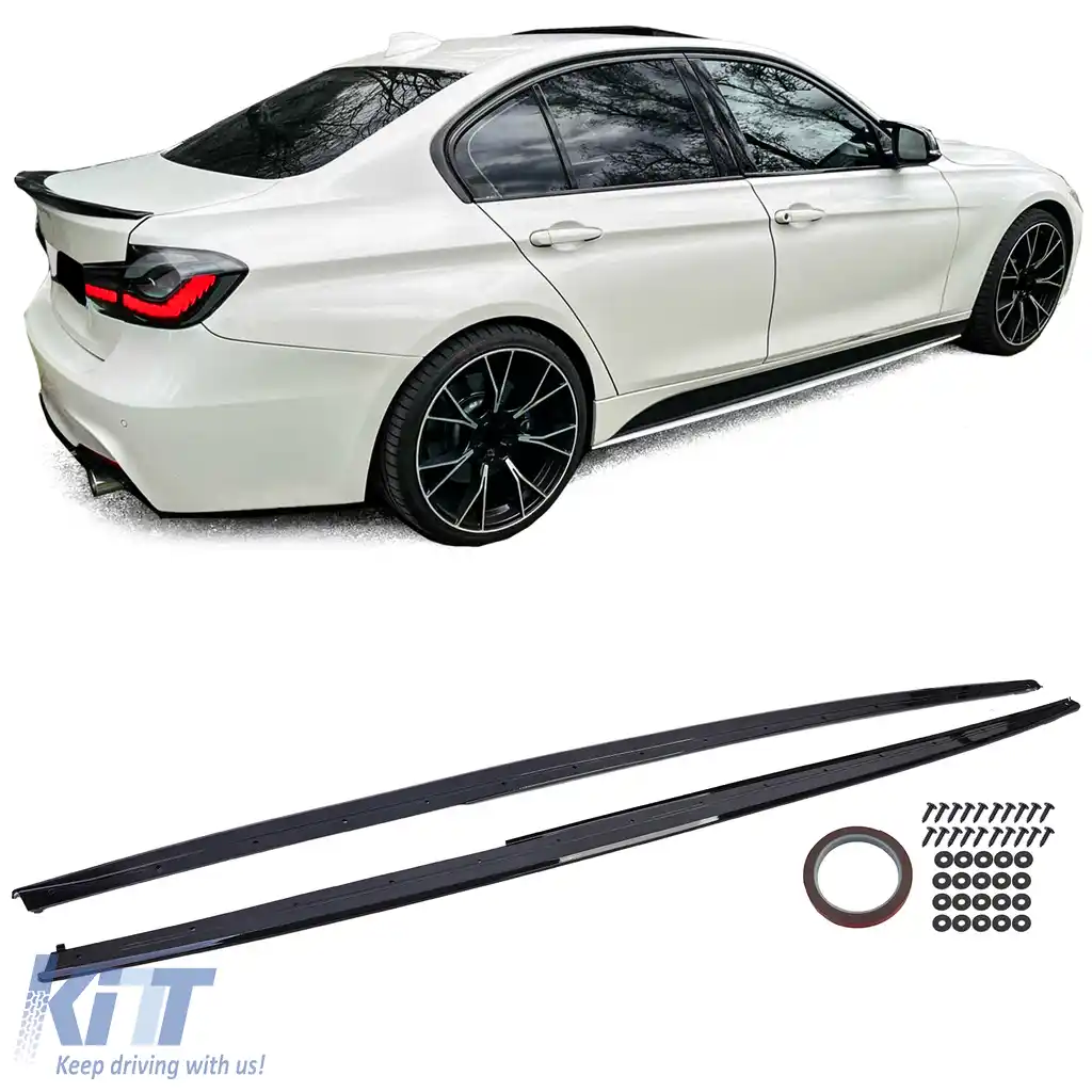 Extensie Prag Gloss Black potrivită pentru BMW Seria 3 F30 F31 2011-2019