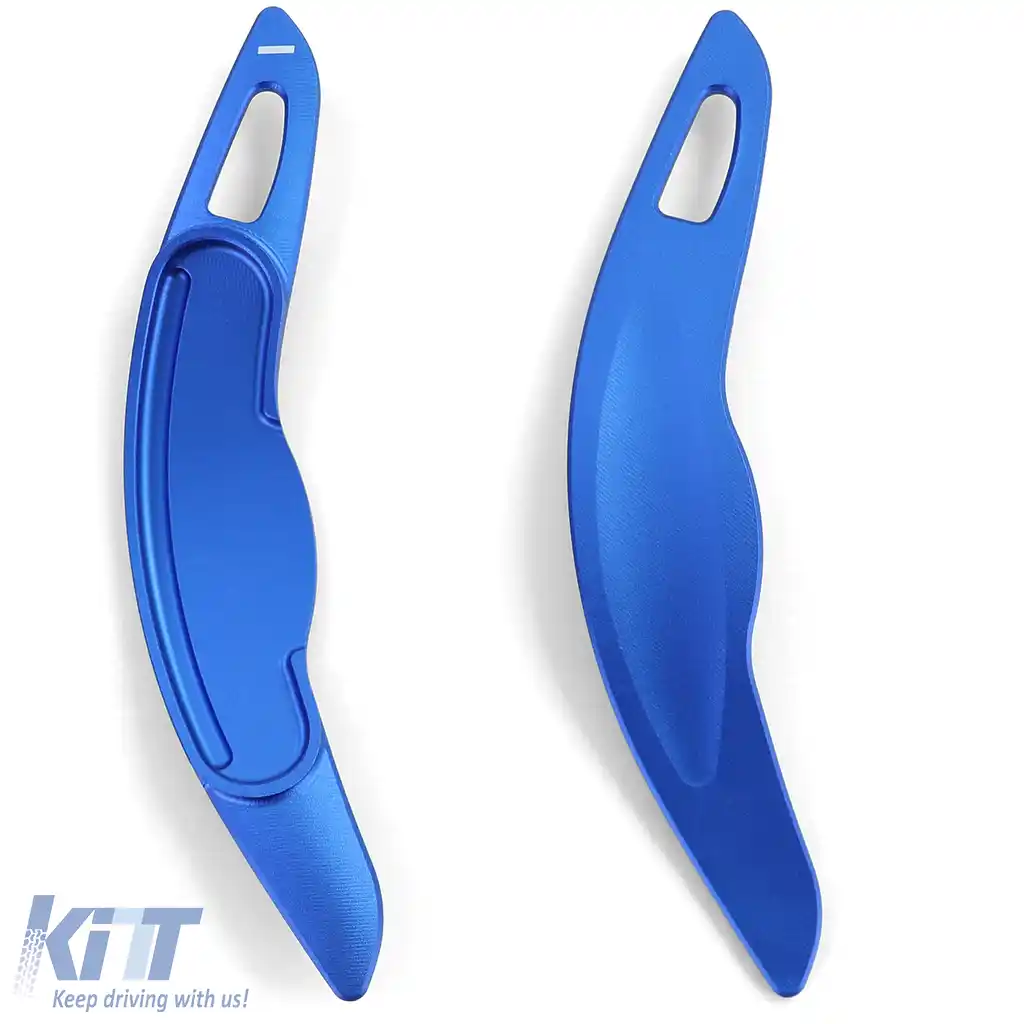 Extensie schimbător de viteze cu palete din aluminiu albastru, potrivită pentru Mini Cooper F55 F56 Cabriolet F57-image-6193676