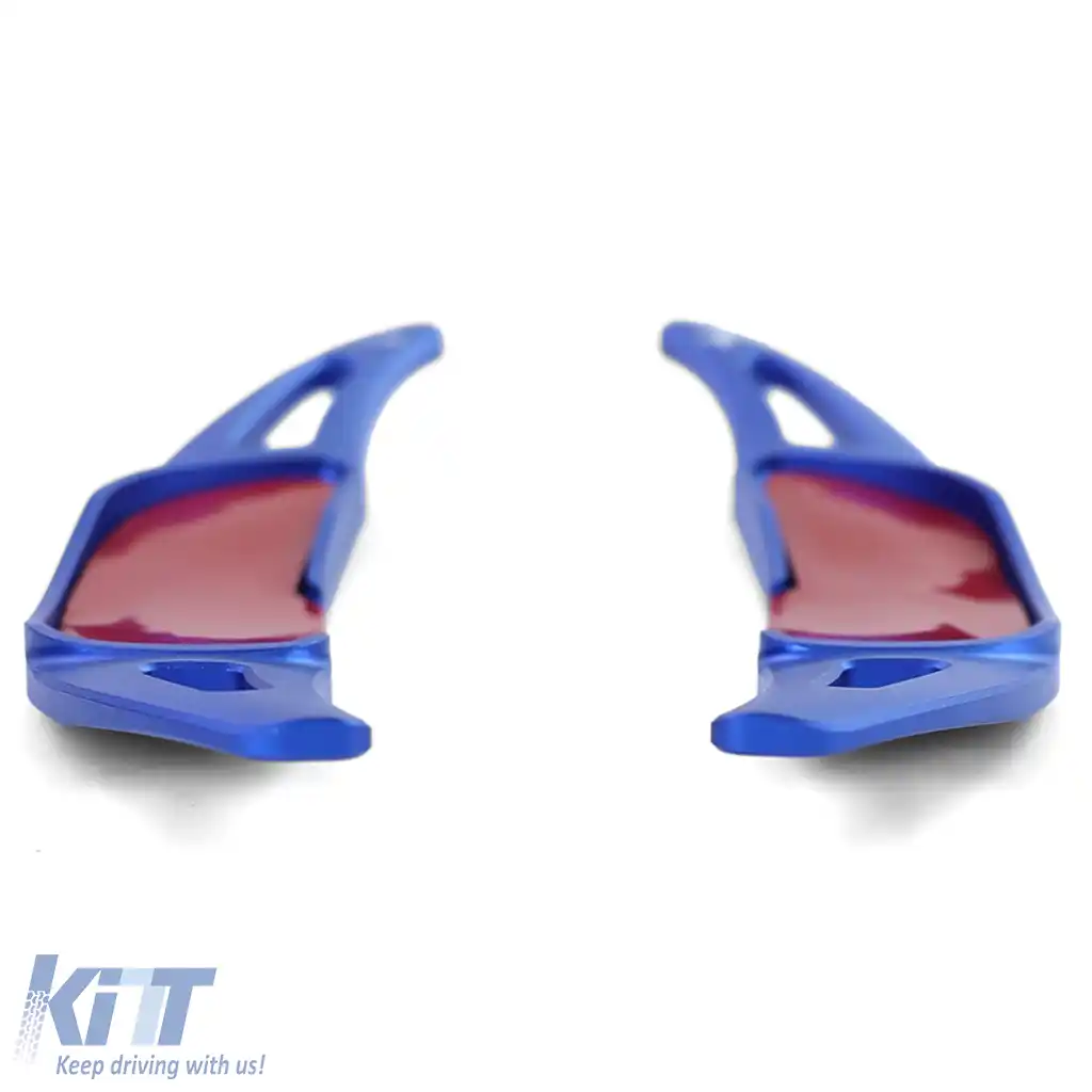 Extensie schimbător de viteze din aluminiu albastru, potrivită pentru Mercedes A Design S63 S65 E43 E53 E63 W213-image-6198410