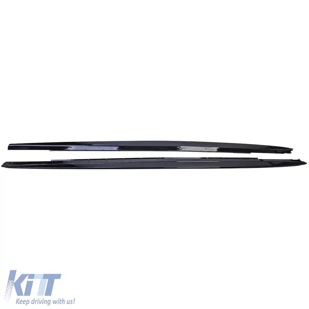 Extensii de praguri laterale negru lucios potrivite pentru BMW Seria 5 G30 G31 din 2017-image-6204850
