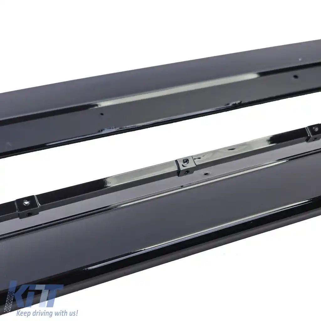 Extensii de praguri laterale negru lucios potrivite pentru BMW Seria 5 G30 G31 din 2017-image-6204852