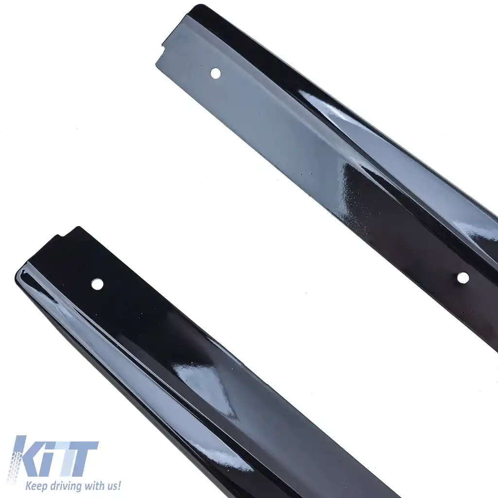 Extensii de praguri laterale negru lucios potrivite pentru BMW Seria 5 G30 G31 din 2017-image-6204853