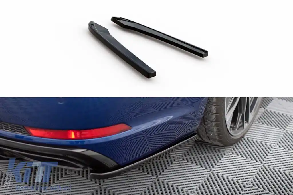 image-20-Extensii laterale Maxton Design potrivite pentru bara spate a Audi A4 B9 după 2019, lac negru
