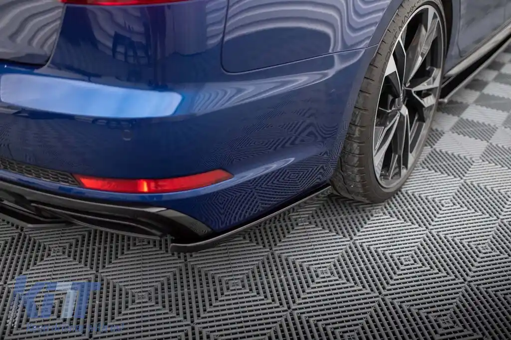 Extensii laterale Maxton Design potrivite pentru bara spate a Audi A4 B9 după 2019, lac negru-image-6140141