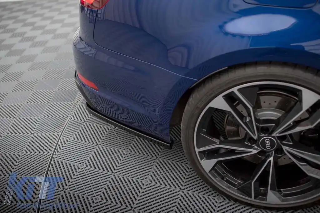 Extensii laterale Maxton Design potrivite pentru bara spate a Audi A4 B9 după 2019, lac negru-image-6140142