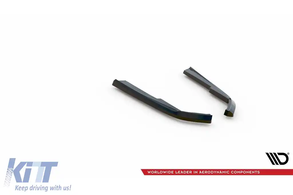 Extensii laterale Maxton Design potrivite pentru bara spate a pachetului M BMW G20, G21 după 2022, lac negru