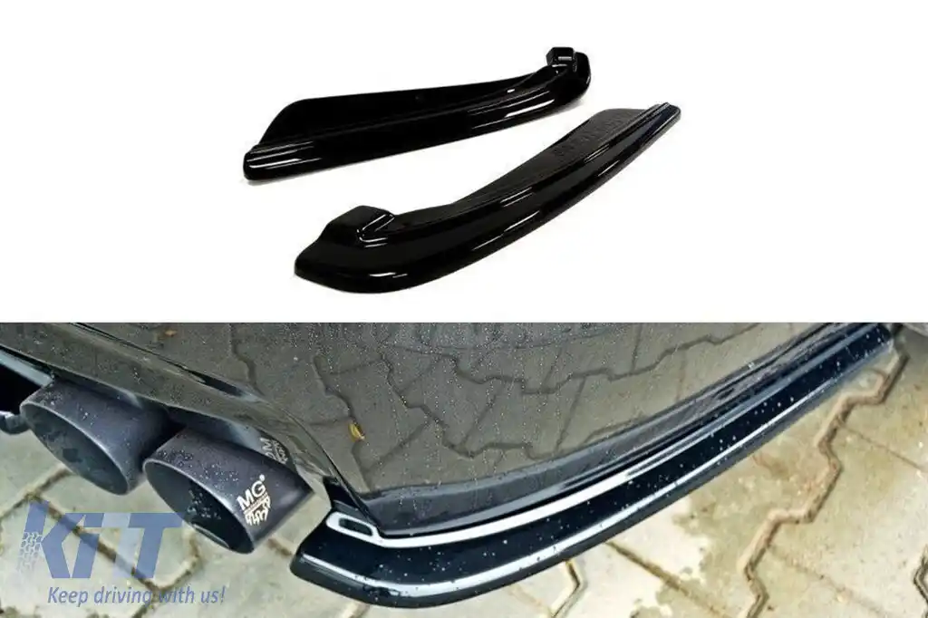 image-70-Extensii laterale Maxton Design potrivite pentru bara spate M Technik pe BMW Seria 5 F11 după 2011, lac negru