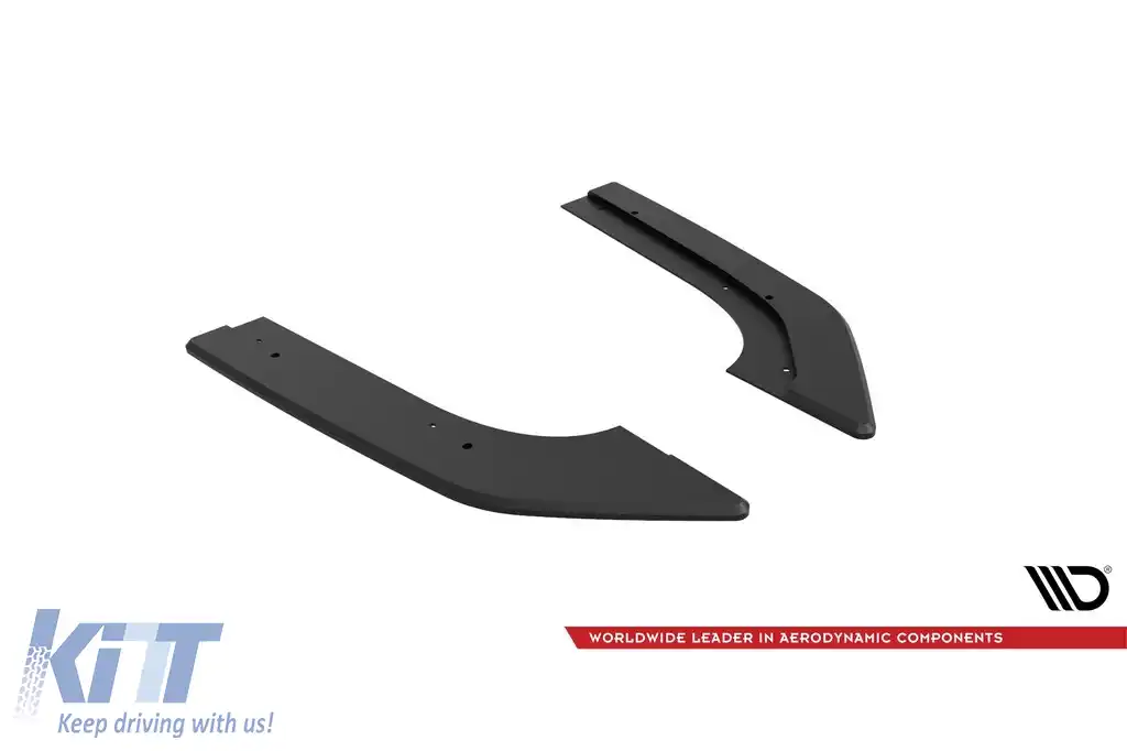 Extensii laterale Maxton Design potrivite pentru bara spate RS a Audi RS3 sedan după 2020, negru mat-image-6235768