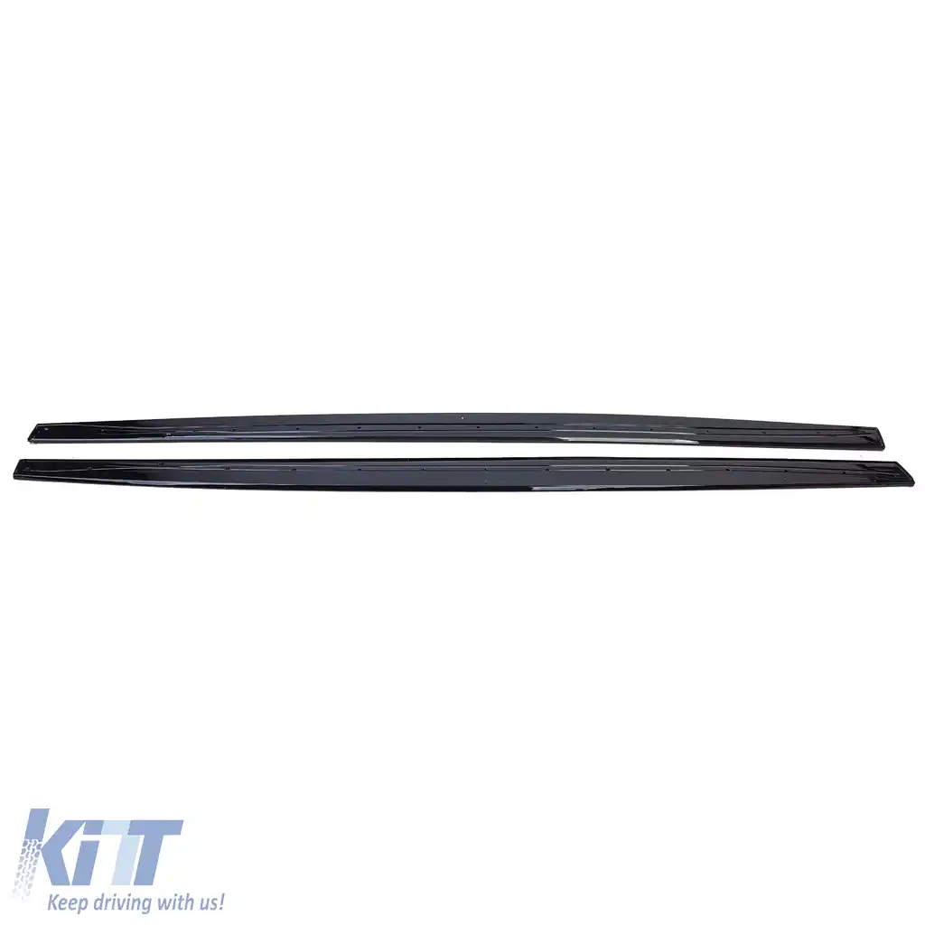Extensii pentru praguri laterale negru lucios, potrivite pentru BMW Seria 4 F32 F33 F36 13-21-image-6207544
