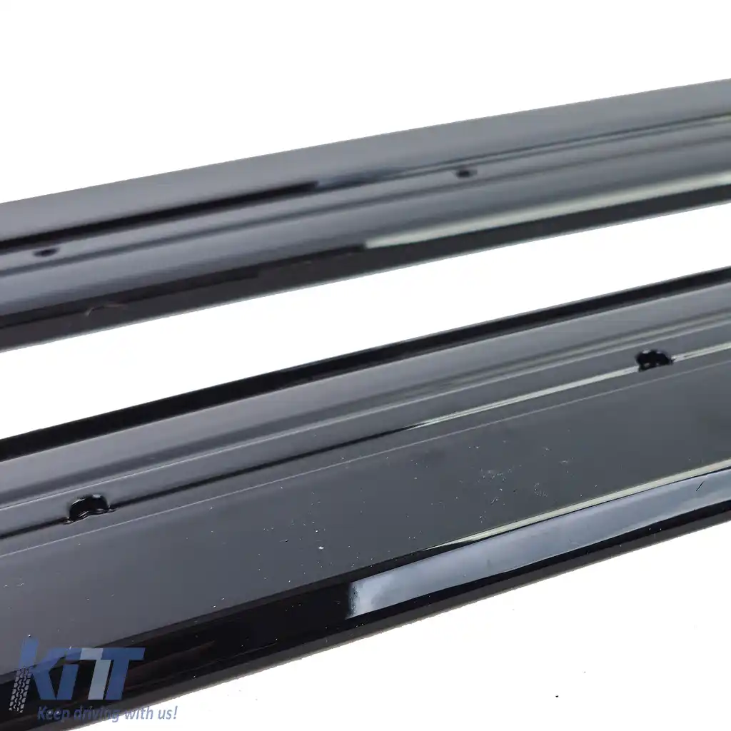 Extensii pentru praguri laterale negru lucios, potrivite pentru BMW Seria 4 F32 F33 F36 13-21-image-6207546