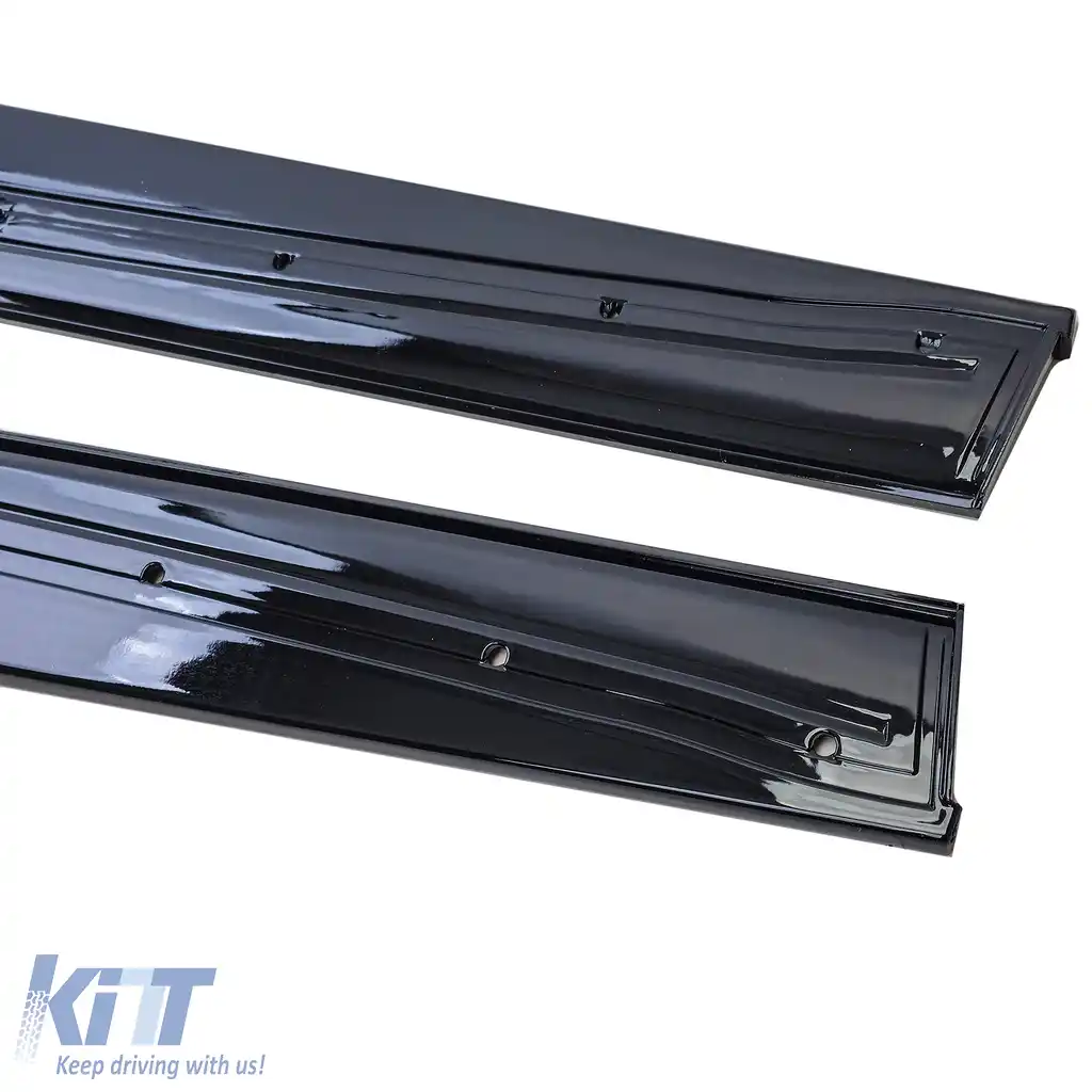 Extensii pentru praguri laterale negru lucios, potrivite pentru BMW Seria 4 F32 F33 F36 13-21-image-6207547