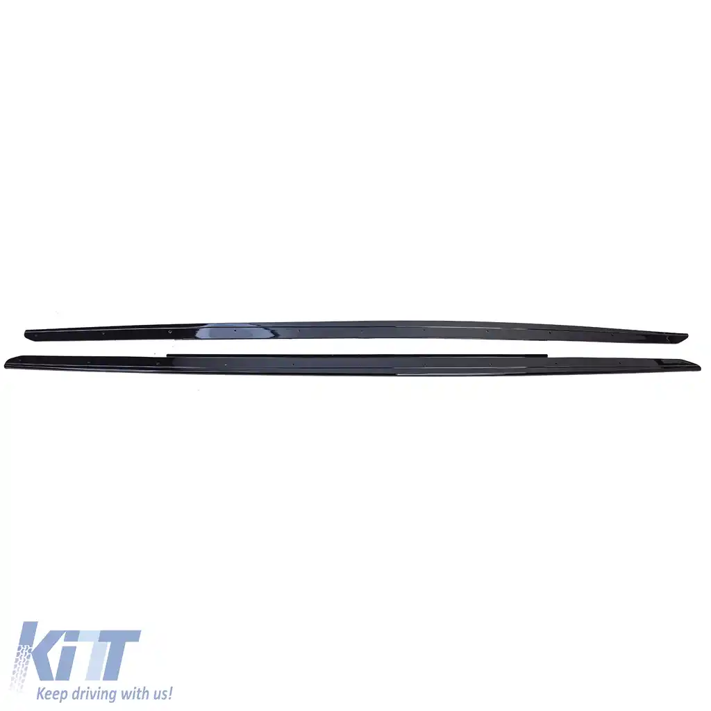 Extensii pentru praguri laterale negru lucios, potrivite pentru BMW Seria 5 F10 F11 2010-2017-image-6209200