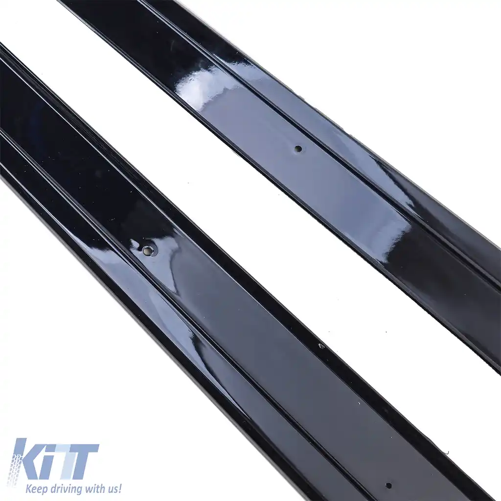 Extensii pentru praguri laterale negru lucios, potrivite pentru BMW Seria 5 F10 F11 2010-2017-image-6209201