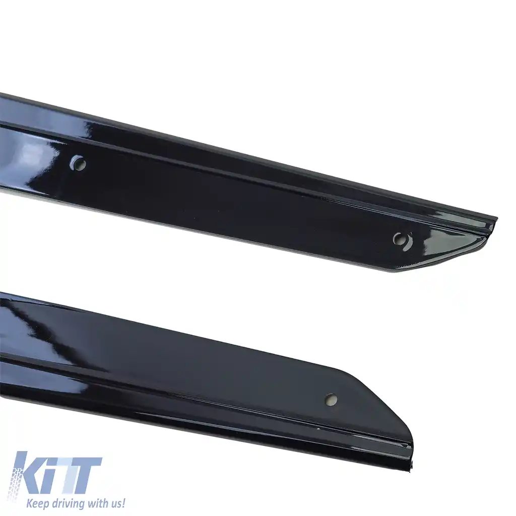 Extensii pentru praguri laterale negru lucios, potrivite pentru BMW Seria 5 F10 F11 2010-2017-image-6209203