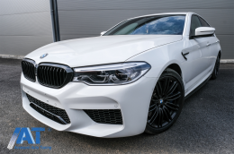 Extensii Praguri Laterale compatibil cu BMW Seria 5 G30 G31 (2017+) M Design Negru Lucios-image-6072572