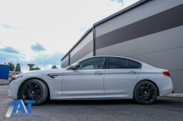 Extensii Praguri Laterale compatibil cu BMW Seria 5 G30 G31 (2017+) M Design Negru Lucios-image-6072573