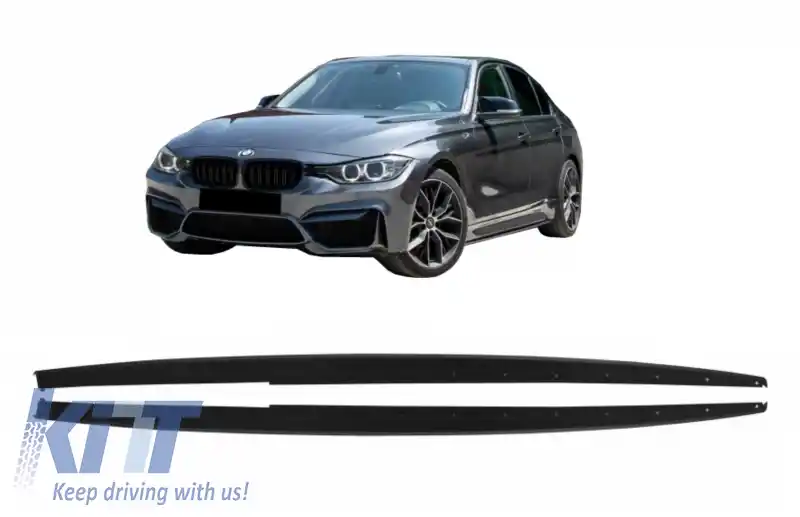 Extensii Praguri Laterale compatibil cu BMW Seria 3 F30 F31 (2011-up) M-Performance Design