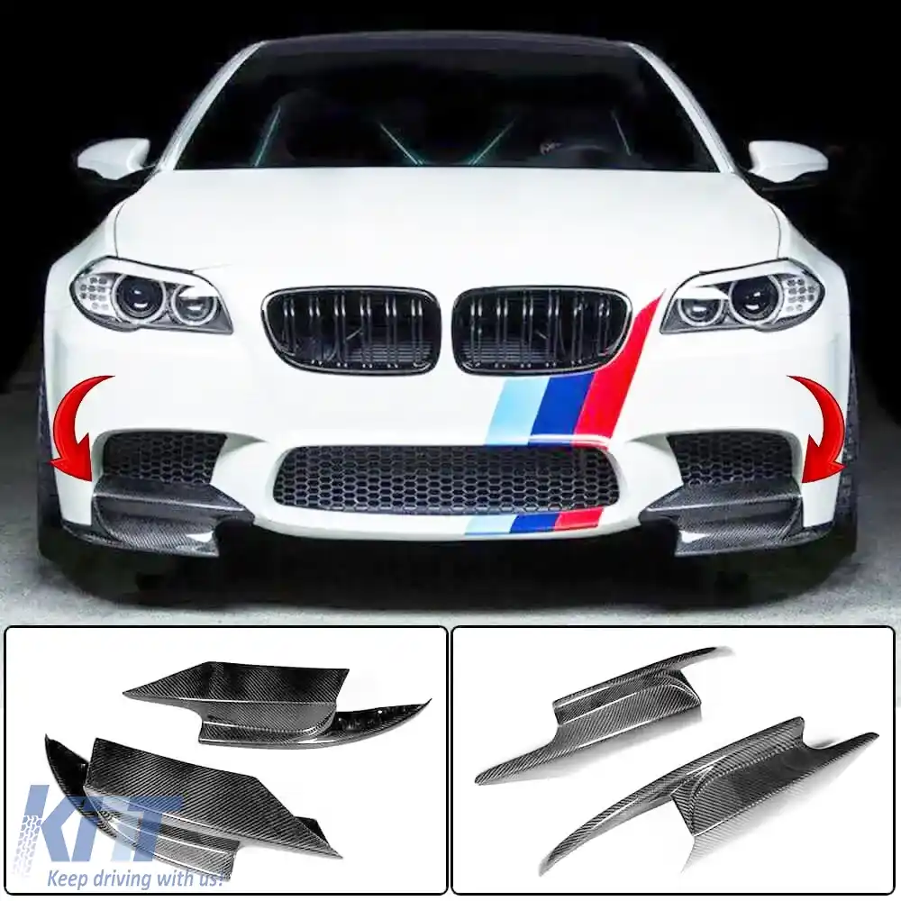 F10 M5 Flaps Frontale Negru Pian Plastic Vacuum / 2010-2017
