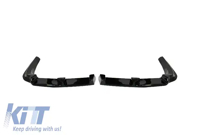 F10 Vorstainer difuzor clapete negru lucios din plastic vidat / 2010-2017