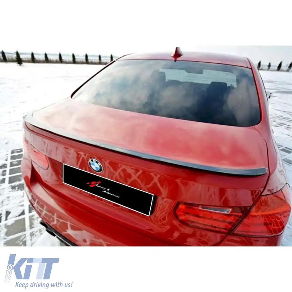 image-59-F30 Max Spoiler Capac Portbagaj Spate Negru Pian Plastic Vacuum / 2012-2018