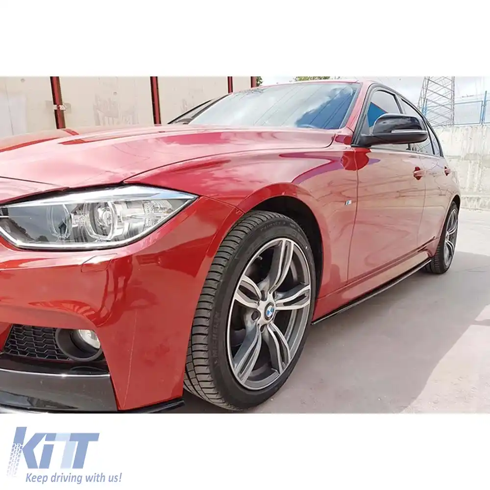 image-77-F30 Performanță Prag Lateral Inferior Lip Piano Negru Plastic Vacuum / 2012-2018