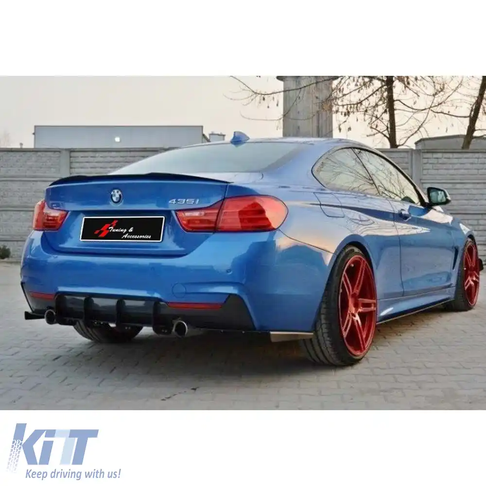 image-60-F32 Coupe Max Spoiler Capac Portbagaj Spate Negru Pian Plastic Vacuum / 2014-2020