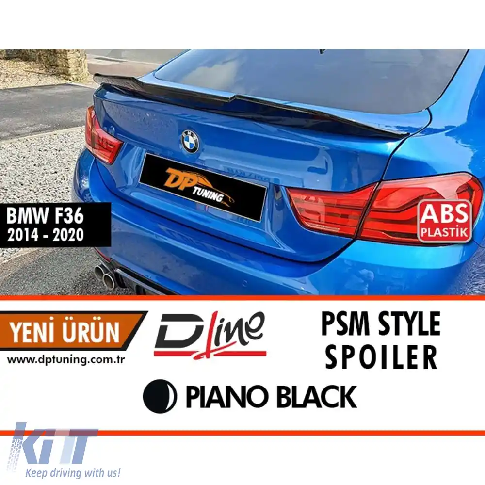 image-59-F36 Spoiler Posterior Stil PSM Negru Pian ABS / 2014-2020