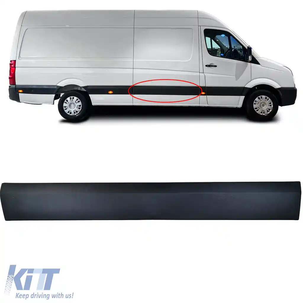 Fâșie decorativă ușă glisantă dreapta potrivită pentru VW Crafter 30-50 2E 2006-2016 L2 L3 L4