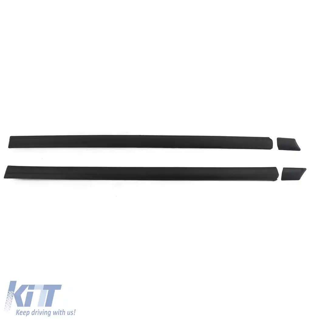 Fâșii decorative, mânere de uși, benzi de protecție, set de 8 piese + cleme, potrivite pentru VW Golf 3 91-97 cu 4 uși-image-6205183