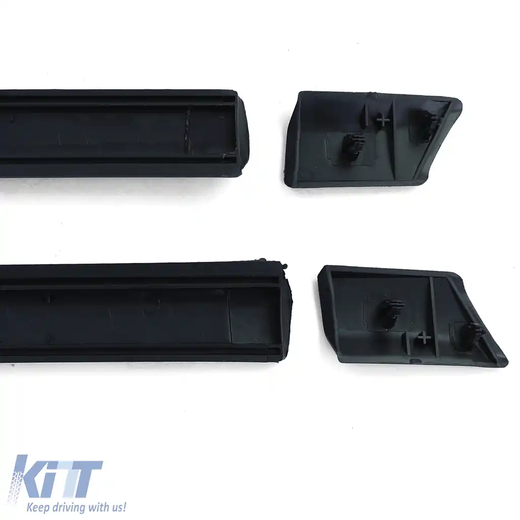 Fâșii decorative, mânere de uși, benzi de protecție, set de 8 piese + cleme, potrivite pentru VW Golf 3 91-97 cu 4 uși-image-6205184