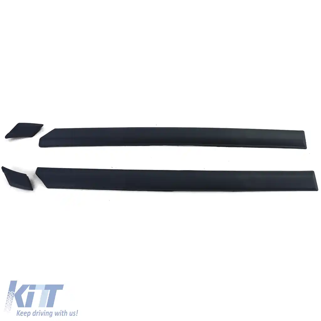 Fâșii decorative, mânere de uși, benzi de protecție, set de 8 piese + cleme, potrivite pentru VW Golf 3 91-97 cu 4 uși-image-6205185