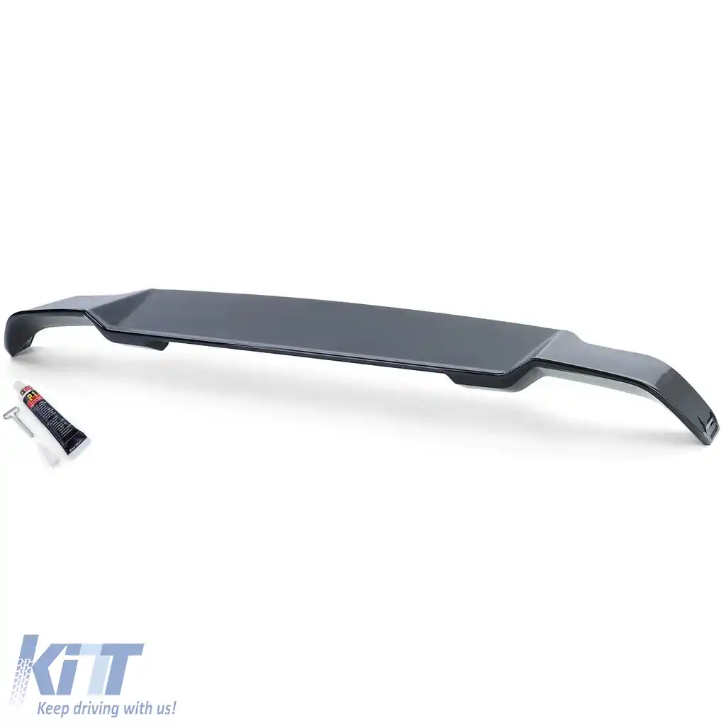 Fald de spoiler pentru acoperiș spate, lucios negru, potrivit pentru Land Rover Defender L663 90 110-image-6205380