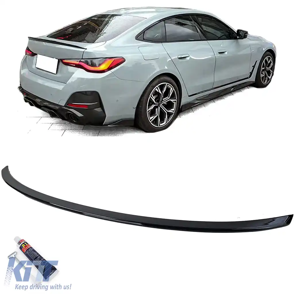 Fald de spoiler spate performanță negru lucios potrivit pentru BMW G26 Gran Coupe 4 Series