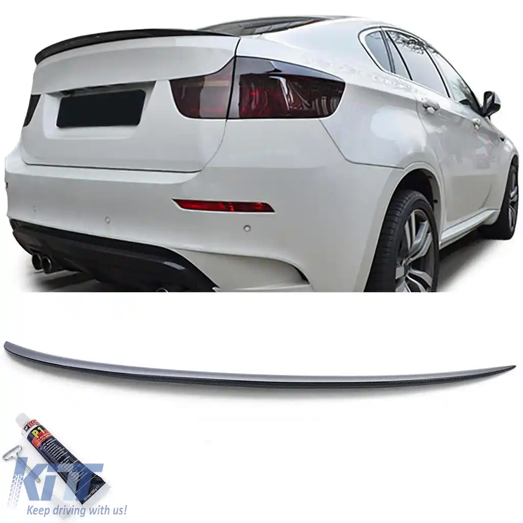 Fald de spoiler spate Performance aspect carbon cu ABE, potrivit pentru BMW X6 E71 2008-2014