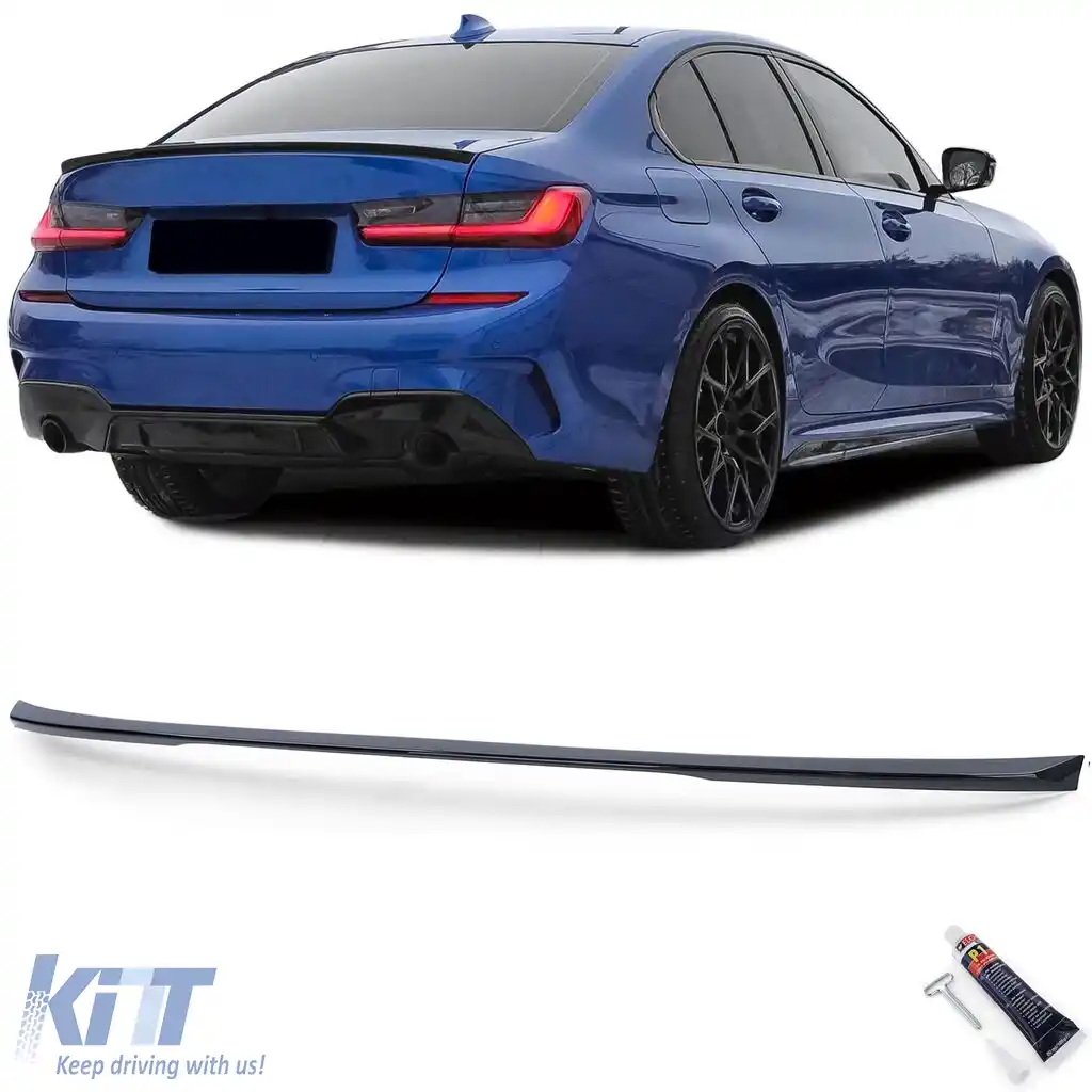 Fald de spoiler spate Performance lucios negru, potrivit pentru BMW Seria 3 G20 2019-2022 cu ABE