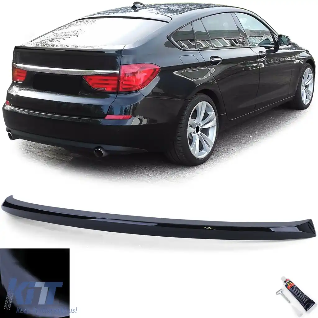 Fald de spoiler spate Performance negru lucios potrivit pentru BMW Seria 5 F07 GT 09-13