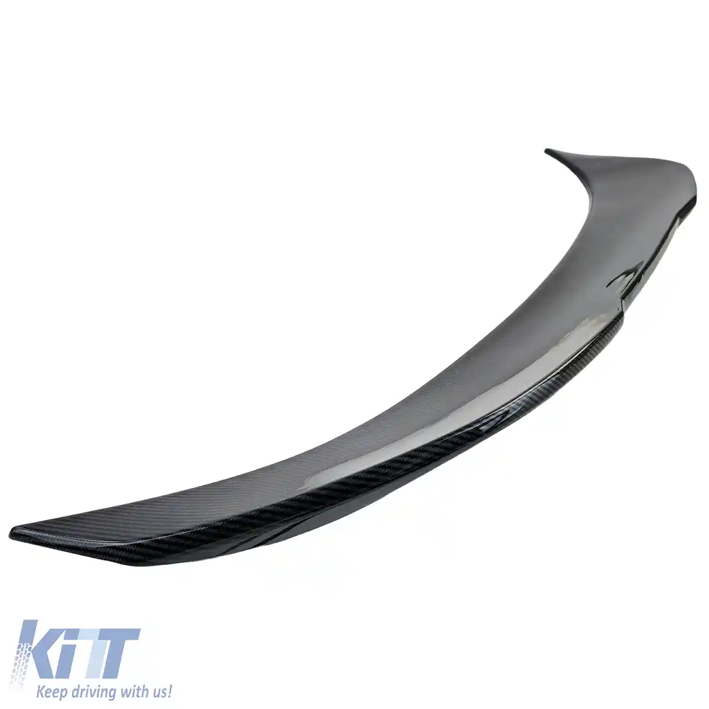 Fald de spoiler spate tip ducktail cu aspect din carbon, potrivit pentru sedanul BMW Seria 5 F10 09-17-image-6200673