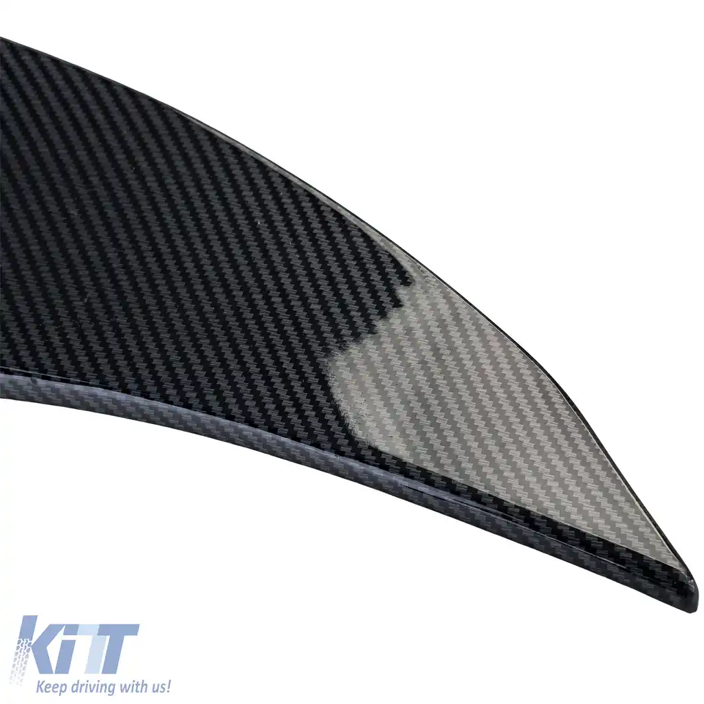 Fald de spoiler spate tip ducktail cu aspect din carbon, potrivit pentru sedanul BMW Seria 5 F10 09-17-image-6200674