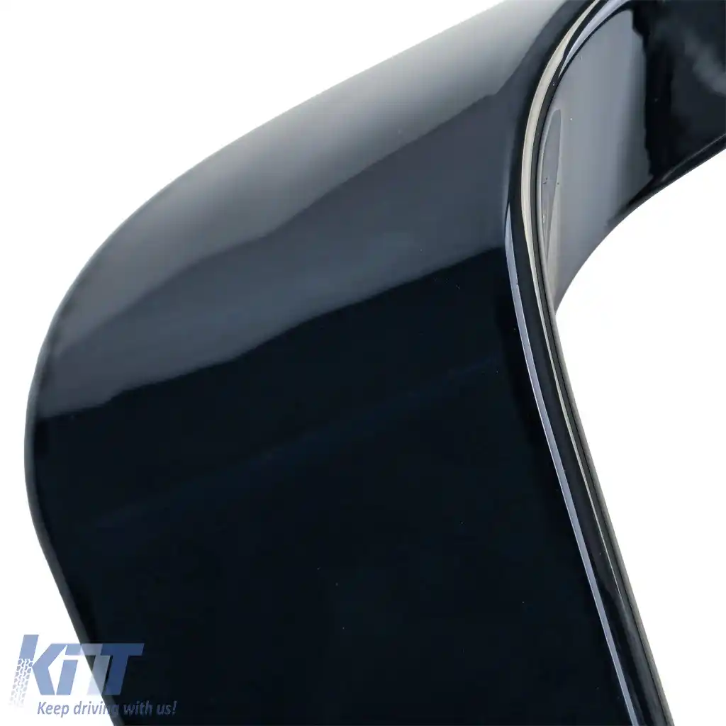 Falduri splitter frontal lucios pentru bara de protecție Ford Tourneo Transit Custom din 2023-image-6276694