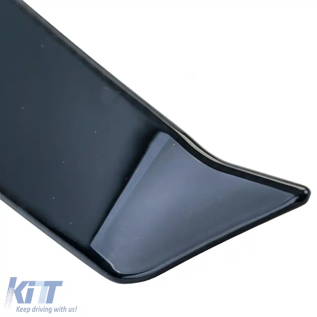 Falduri splitter frontal lucios pentru bara de protecție Ford Tourneo Transit Custom din 2023-image-6276695