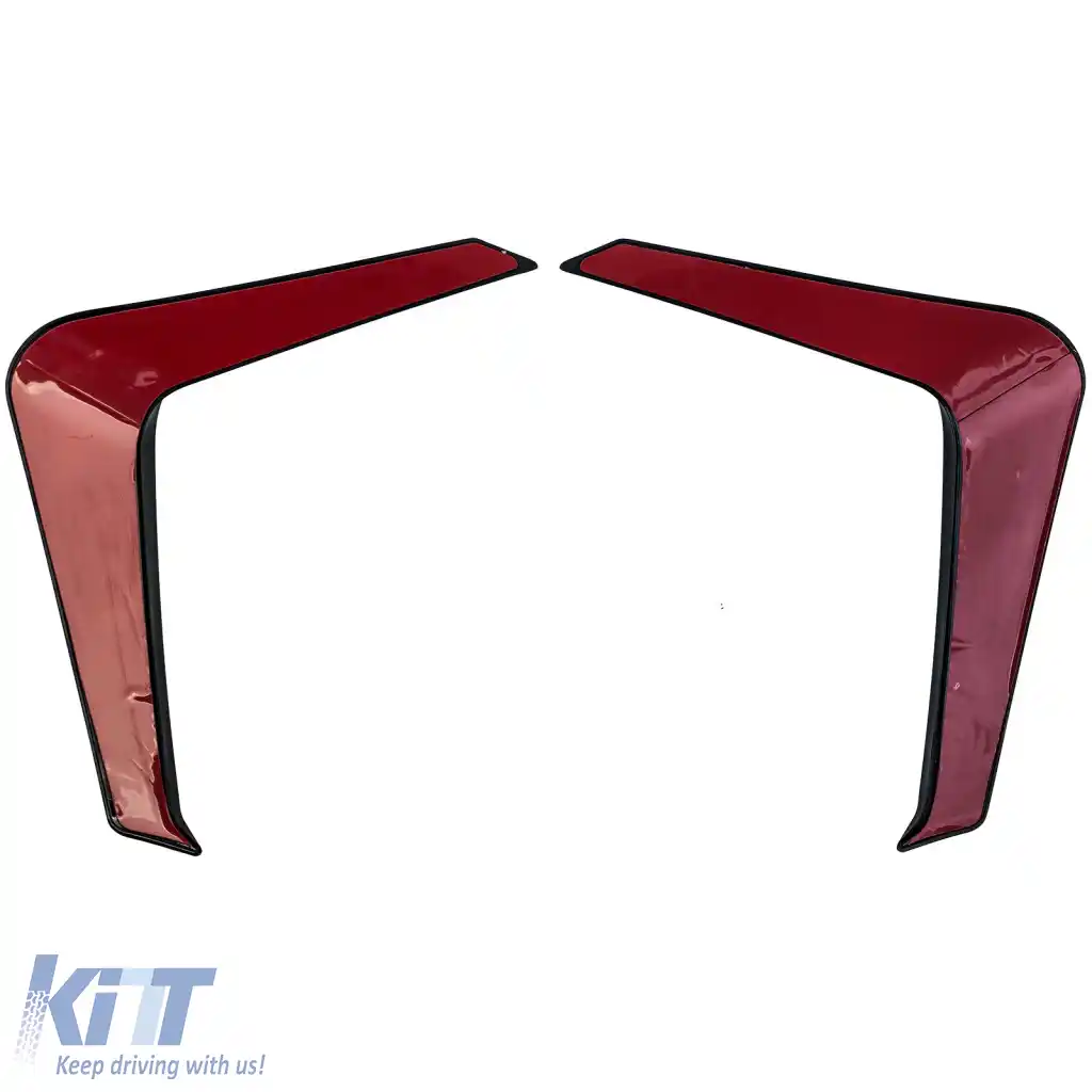 Falduri splitter frontal lucios pentru bara de protecție Ford Tourneo Transit Custom din 2023-image-6276696