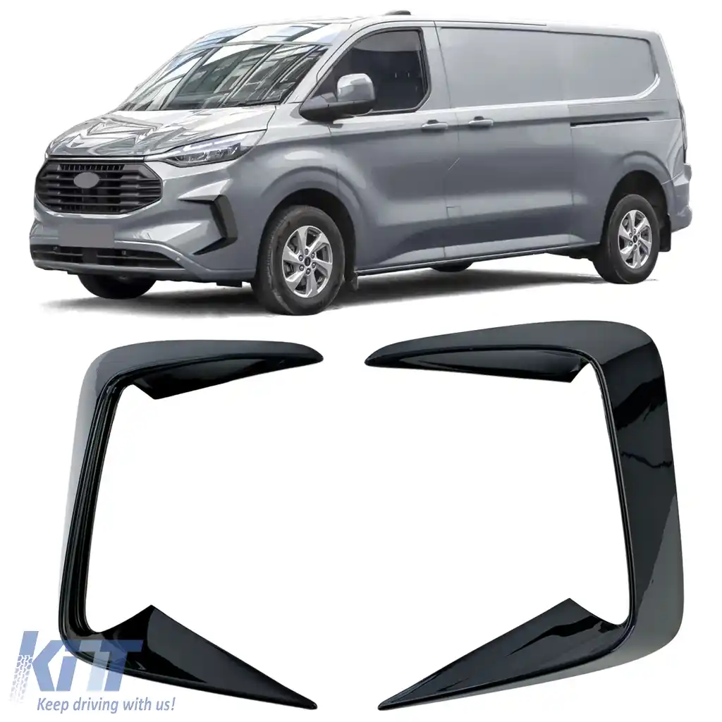 Falduri splitter frontal pentru bara de protecție potrivite pentru Ford Tourneo Transit Custom din 2023
