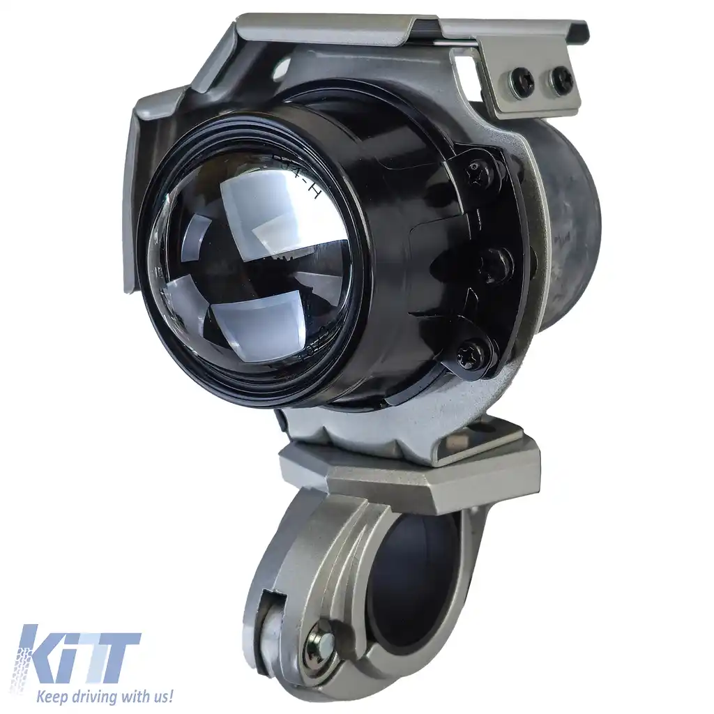 Far auxiliar proiectoare H1 universal pentru motocicletă, fază lungă, dreapta